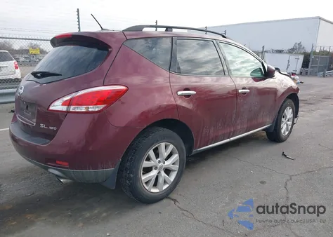 2011 Nissan Murano Sl z USA, uszkodzony, nr VIN JN8AZ1MW0BW164819
